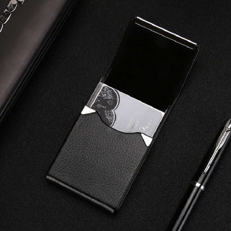 PU Cigarette Pack Creative Business Card Holder Men And Women Thin Cigarette Case(Red)