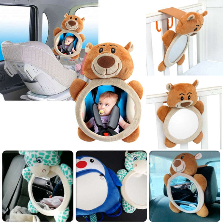Cartoon Adjustable Safety Seat Car Back Interior Mirror Headrest Rear Facing Mirrors Monitor(Mari...