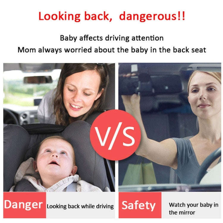 Cartoon Adjustable Safety Seat Car Back Interior Mirror Headrest Rear Facing Mirrors Monitor(Mari...