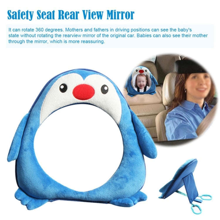 Cartoon Adjustable Safety Seat Car Back Interior Mirror Headrest Rear Facing Mirrors Monitor(Mari...