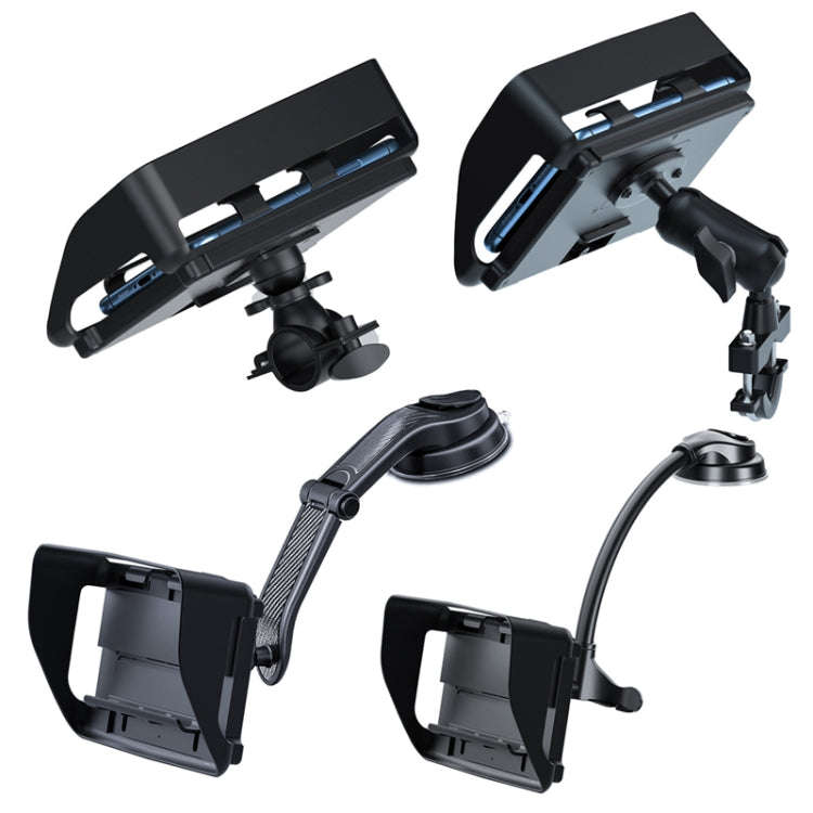 Off-road Car Sun Visor Mobile Phone Navigation Bracket, Style:Universal Adjustment Handle Type