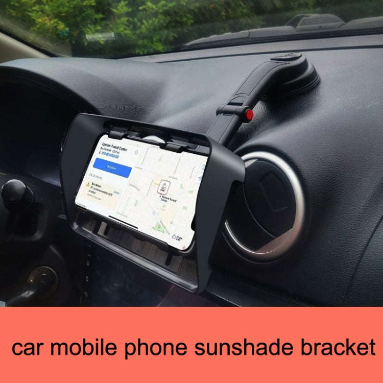 Off-road Car Sun Visor Mobile Phone Navigation Bracket, Style:Universal Adjustment Handle Type
