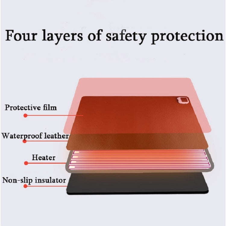 220V Electric Hot Plate Writing Desk Warm Table Mat Blanket Office Mouse Heating Warm Computer Ha...