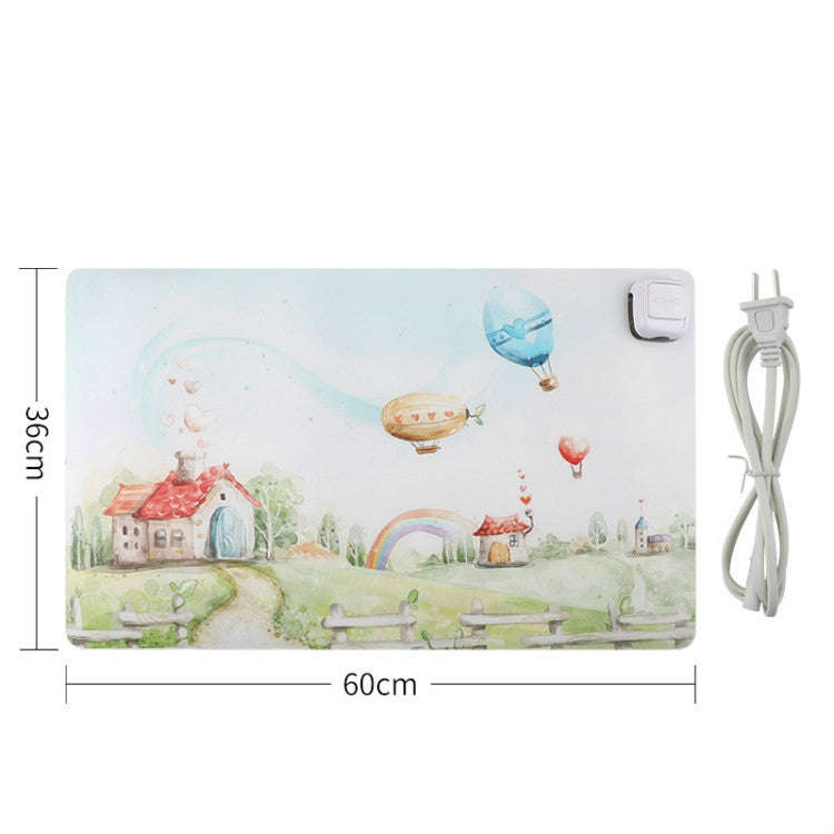 220V Electric Hot Plate Writing Desk Warm Table Mat Blanket Office Mouse Heating Warm Computer Ha...