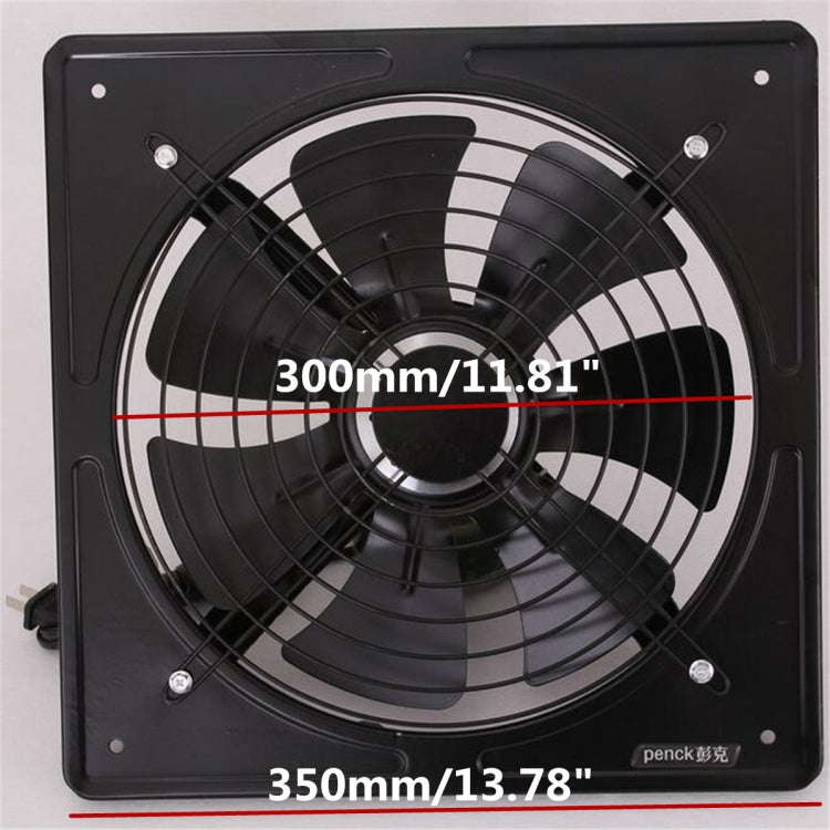10 inch 220V Exhaust Fan High Speed Air Extractor Window Ventilation Industrial Wall Fan, CN Plug
