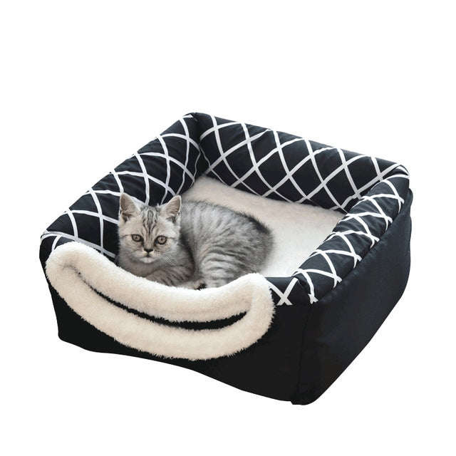 Cat Nest Capsule Four Seasons Universal Closed Cat Bed, Size:L(Gray)