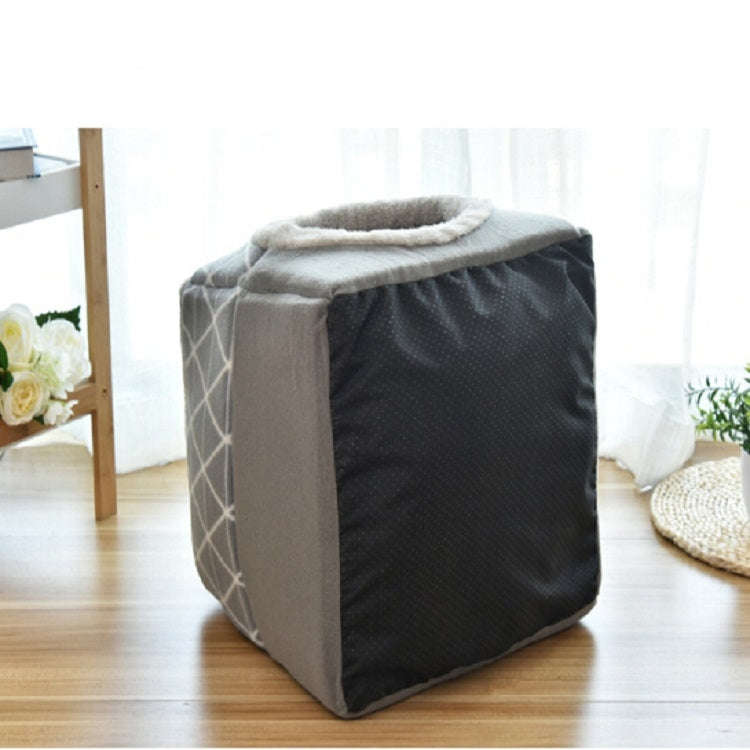 Cat Nest Capsule Four Seasons Universal Closed Cat Bed, Size:L(Gray)