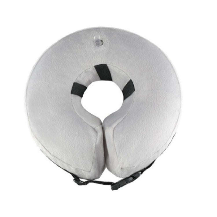 Inflatable Pet Collar Pet Grooming Warm Protective Wound Protection Collar, Size:M (CQLQ02)