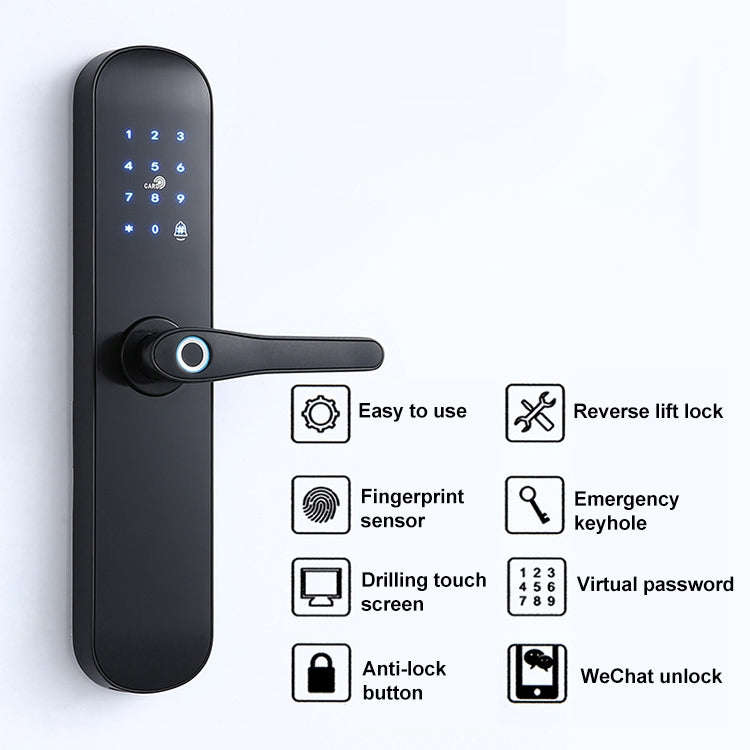S011M Multi-functional Automatic Fingerprint Lock Hotel Apartment Intelligent Electronic Swipe Pa...