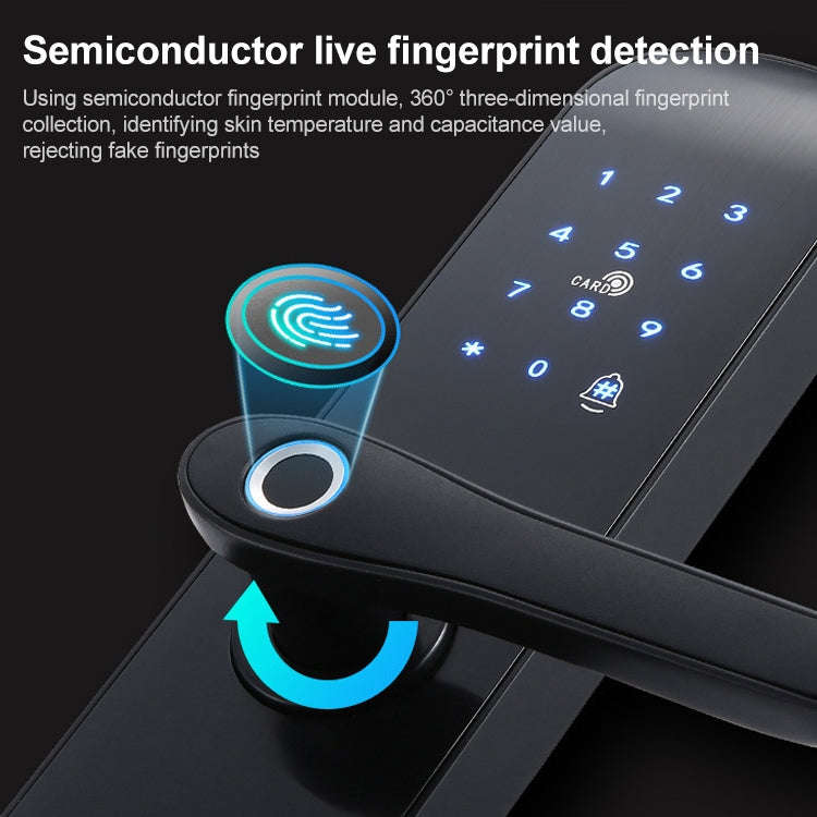 S011M Multi-functional Automatic Fingerprint Lock Hotel Apartment Intelligent Electronic Swipe Pa...