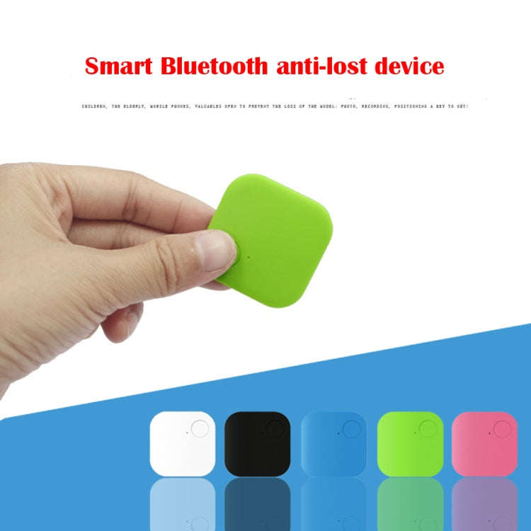Portable Mini Square Anti Lost Device Smart Bluetooth Remote Anti Theft Keychain Alarm(Pink)