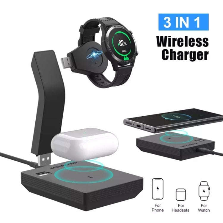 For Redmi Watch Earphone Phone Wireless Charger