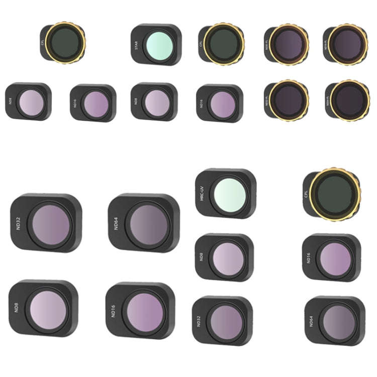JSR For Mini 3 Pro Camera Filters, Style:3 In 1 CPL+ND8+ND16