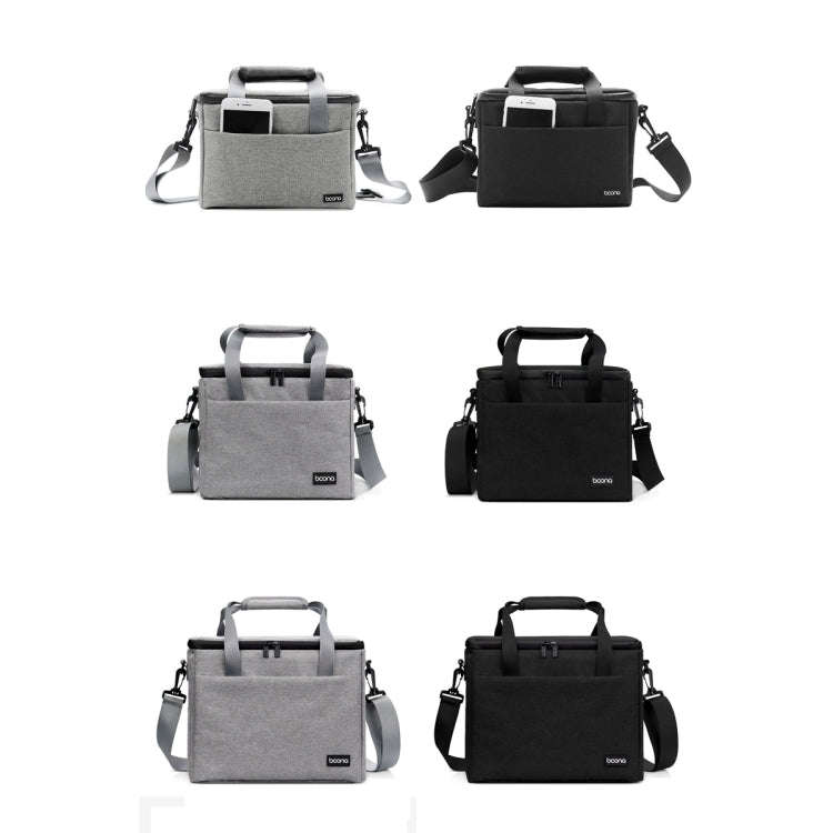 Baona BN-H001 Digital Camera Bag Casual Portable Camera Waterproof Bag, Size:Medium(Gray)