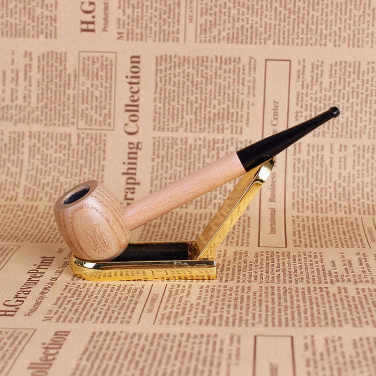 Creative Solid Wood Pipes Portable Tobacco Pipe Smoke Filter Smoking Pipe Mouthpiece Cigarette Ho...