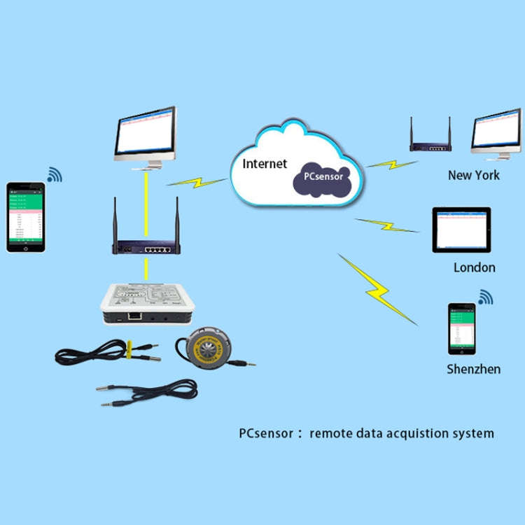 Pcsensor LAN563G-HS10-2 Household Intelligent Network Remote Temperature Monitoring System
