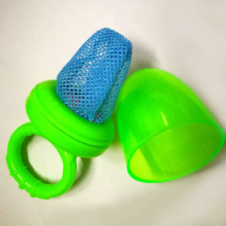 Baby Bite Le Net Pocket Fruits and Vegetables Pacifier Baby Soothers Safe Chew Feeder(Green)