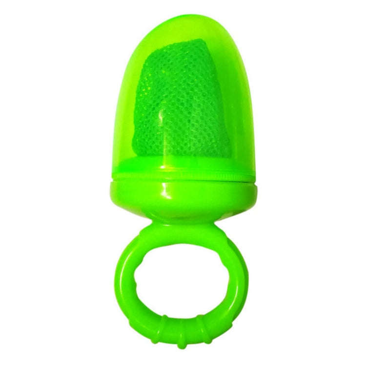Baby Bite Le Net Pocket Fruits and Vegetables Pacifier Baby Soothers Safe Chew Feeder(Green)