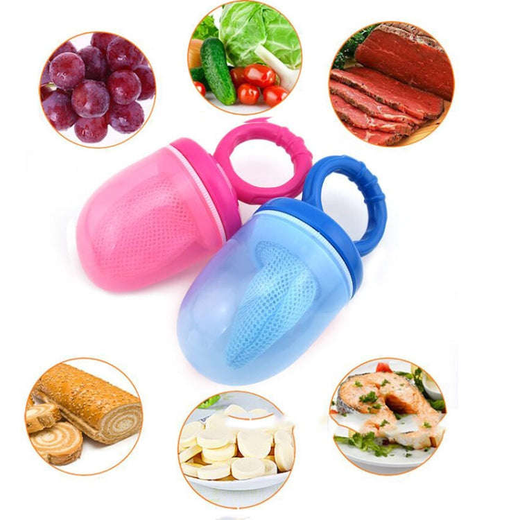 Baby Bite Le Net Pocket Fruits and Vegetables Pacifier Baby Soothers Safe Chew Feeder(Green)