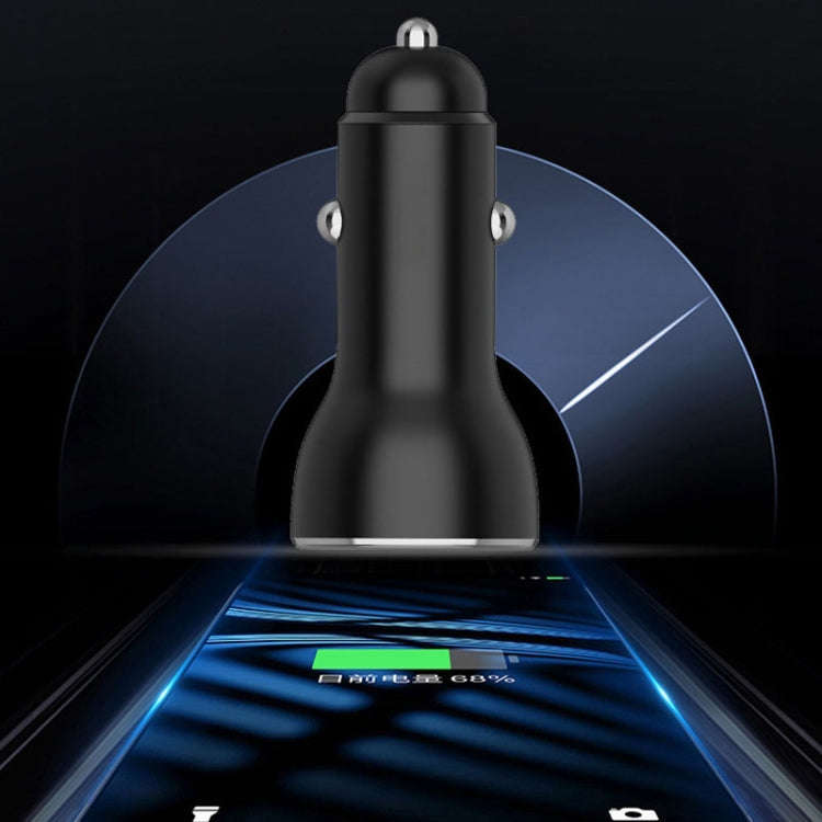 QIAKEY QK505L Dual Ports Fast Charge Car Charger(Red)