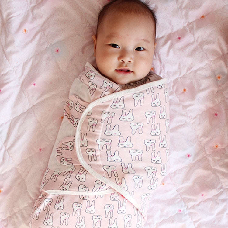 Spring  Summer Cotton Baby Infant Bags Towels Sleeping Bags Knitted Cloth Cap Set, Size:L (60x75 ...