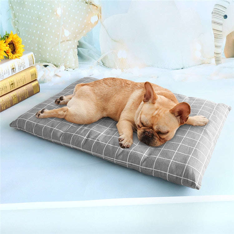 Winter Thick Warm Pet Sleeping Mat Cat Dog Sleeping Bed, Size:L(Grey)