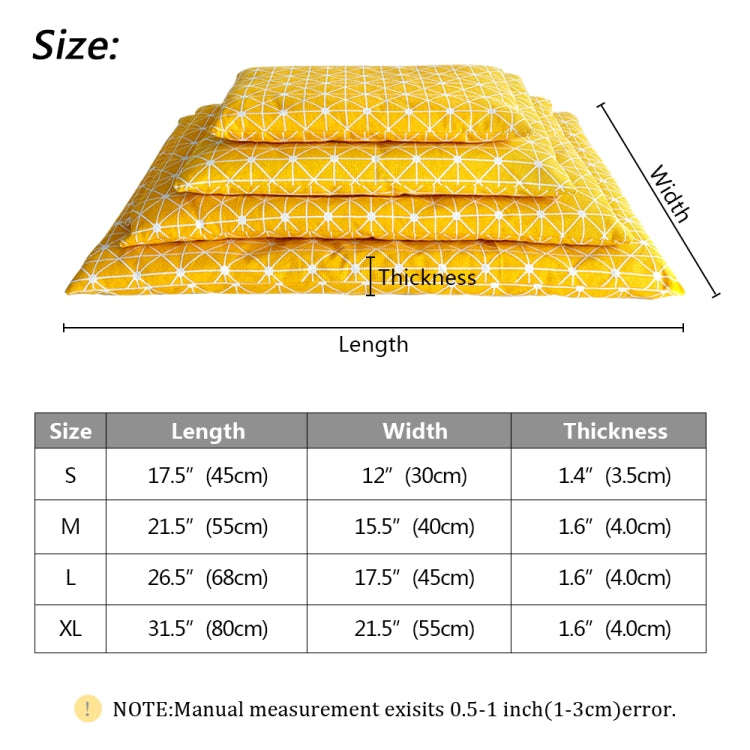 Winter Thick Warm Pet Sleeping Mat Cat Dog Sleeping Bed, Size:L(Grey)