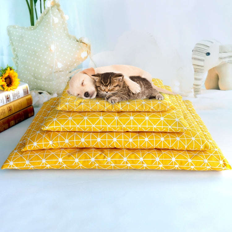 Winter Thick Warm Pet Sleeping Mat Cat Dog Sleeping Bed, Size:L(Grey)
