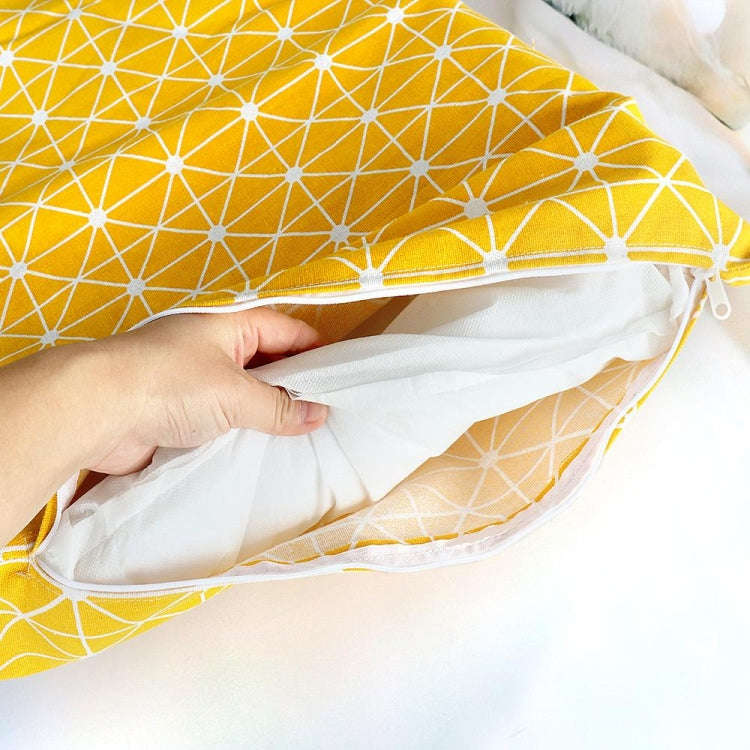 Winter Thick Warm Pet Sleeping Mat Cat Dog Sleeping Bed, Size:L(Yellow)