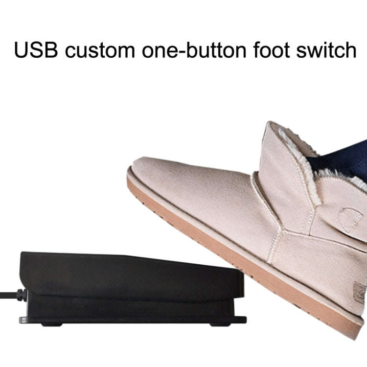 FS2017 Pcsensor USB Foot Pedal Control Switch Keyboard Adapter For Computer(Mute)