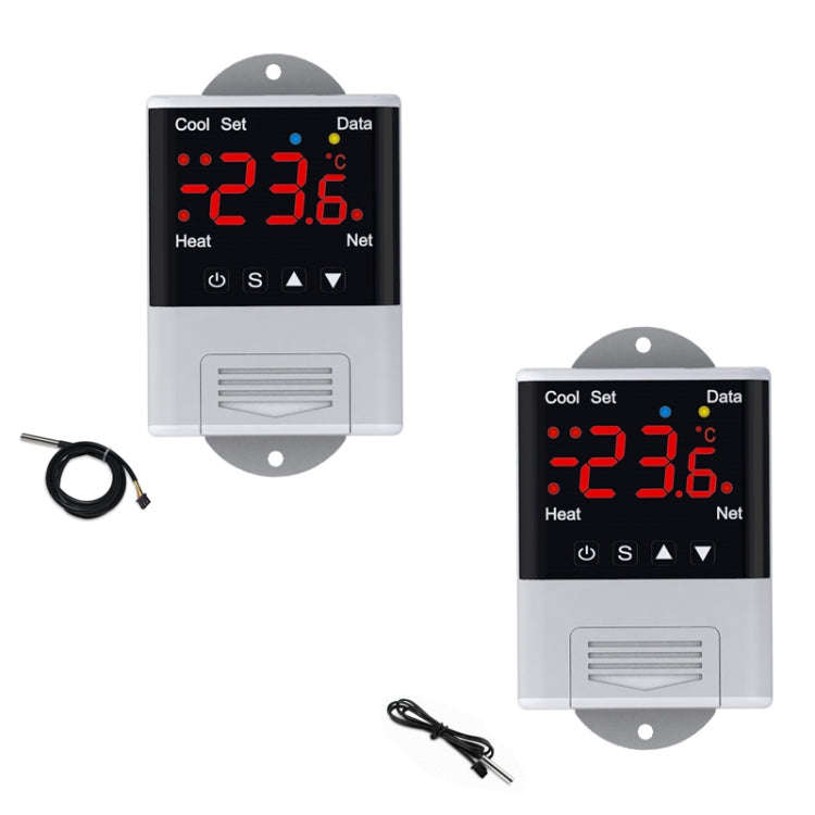 DTC-1201 NTC Sensor WiFi Intelligent Aquarium Fish Tank Hatch Central Air Conditioning Temperatur...