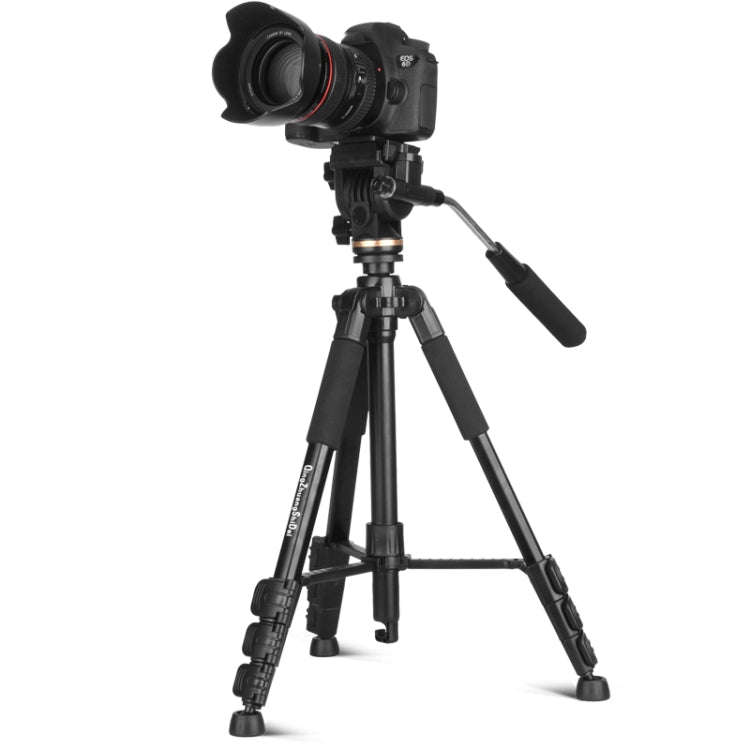 QingZhuangShiDai Q111S Aluminum Alloy Mobile Phone Camera Photography Tripod(Black)