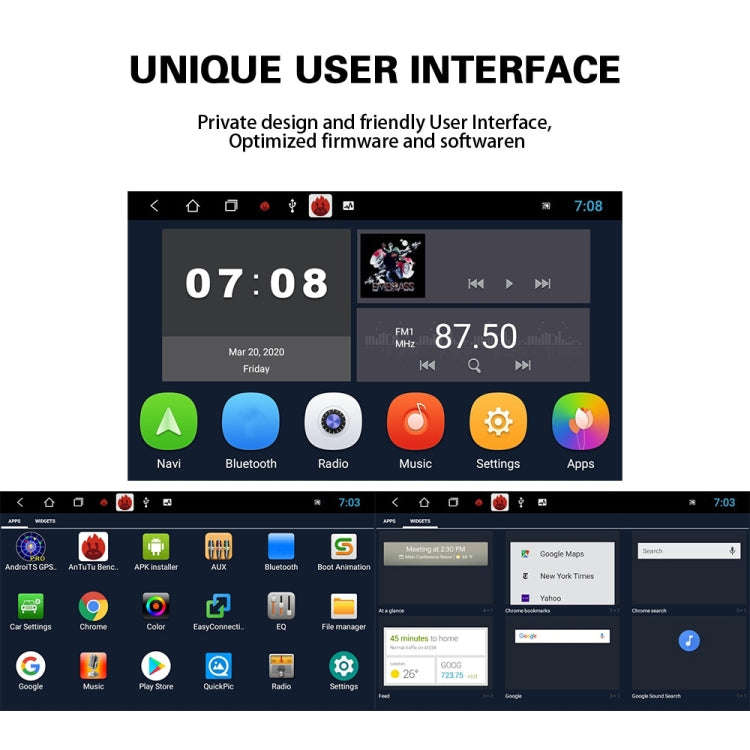 For Volkswagen Q3300KT 7-inch 1+16G Car Multimedia Player Navigation Bluetooth Reversing Integrat...