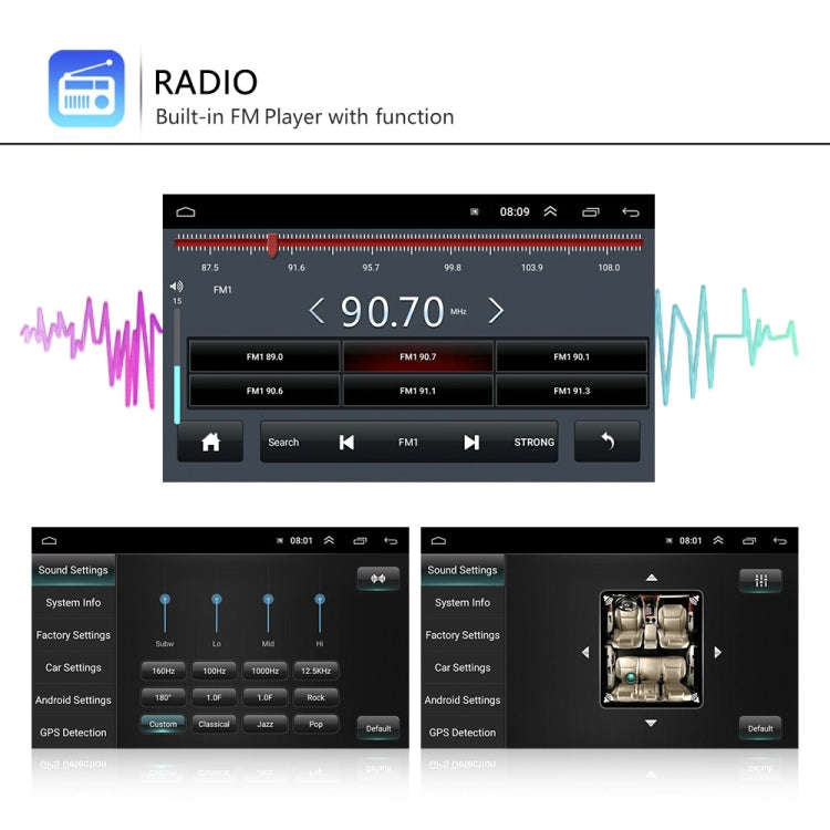 A3040 For Volkswagen 7-inch 2+32G Android Car Navigation Central Control Large Screen Player With...