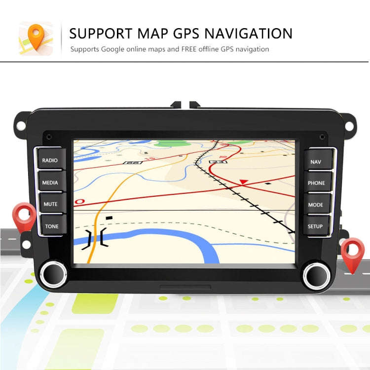 A3040 For Volkswagen 7-inch 2+32G Android Car Navigation Central Control Large Screen Player With...