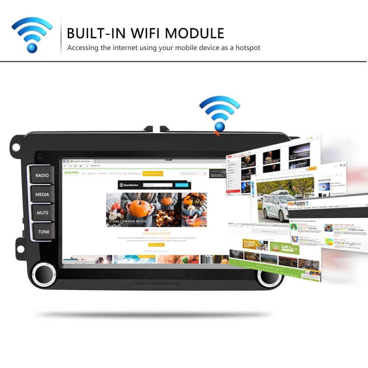 A3040 For Volkswagen 7-inch 2+32G Android Car Navigation Central Control Large Screen Player With...
