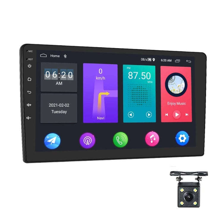 A2799 10 Inch Android WiFi 2+32G Central Control Large screen Universal Car Navigation Reversing ...