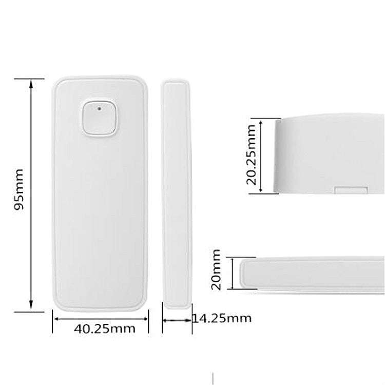 WDS02 Wireless WiFi Alarm Door and Window Sensor Detection Smart Home Security Door Magnetic Swit...