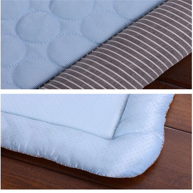Summer Ice Silk Nest Pads Small and Medium-sized Multifunctional Cool Pet Nest Dog Cat Pad, Size:...