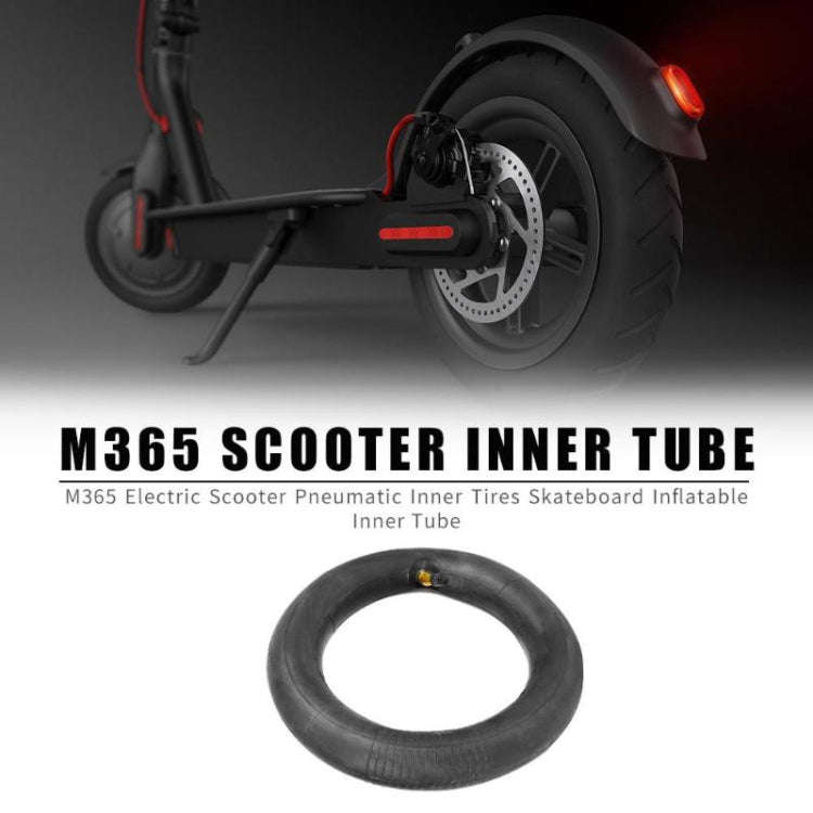 2 PCS For Xiaomi Mijia M365 Electric Scooter 8.5 inch Rubber Padded Tire Inner Tube with Valve Co...