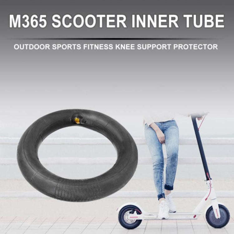 2 PCS For Xiaomi Mijia M365 Electric Scooter 8.5 inch Rubber Padded Tire Inner Tube with Valve Co...