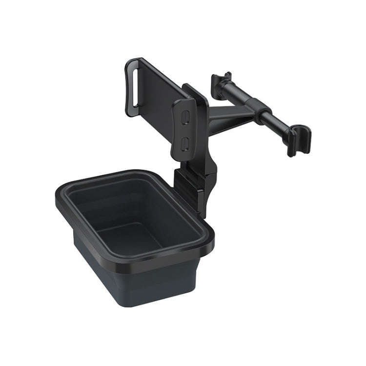CHZ-12 Car Rear Pillow Telescopic Bracket Car Seat Phone Holder(Dark Gray)