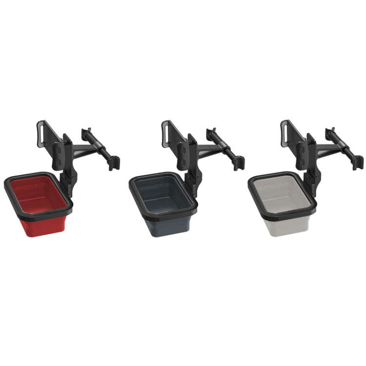 CHZ-12 Car Rear Pillow Telescopic Bracket Car Seat Phone Holder(Red)