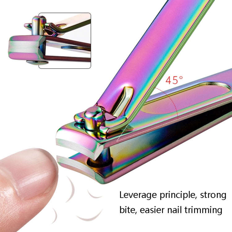 3 in 1 Black Color Titanium Nail Shear Set Exfoliating Manicure Tool, Style:Black (Iron Box)