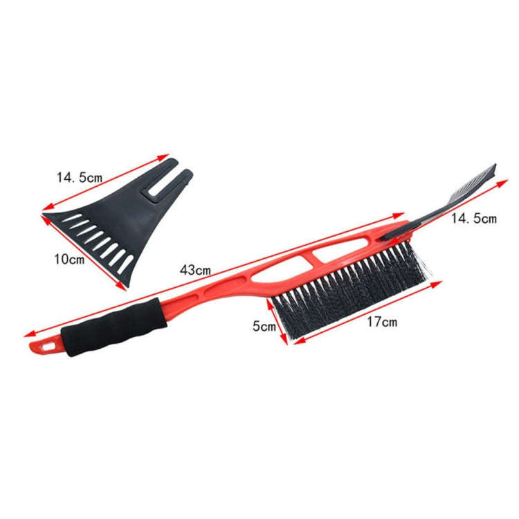 Multifunctional Car Windshield Snow Shovel Removal Brush(Blue)