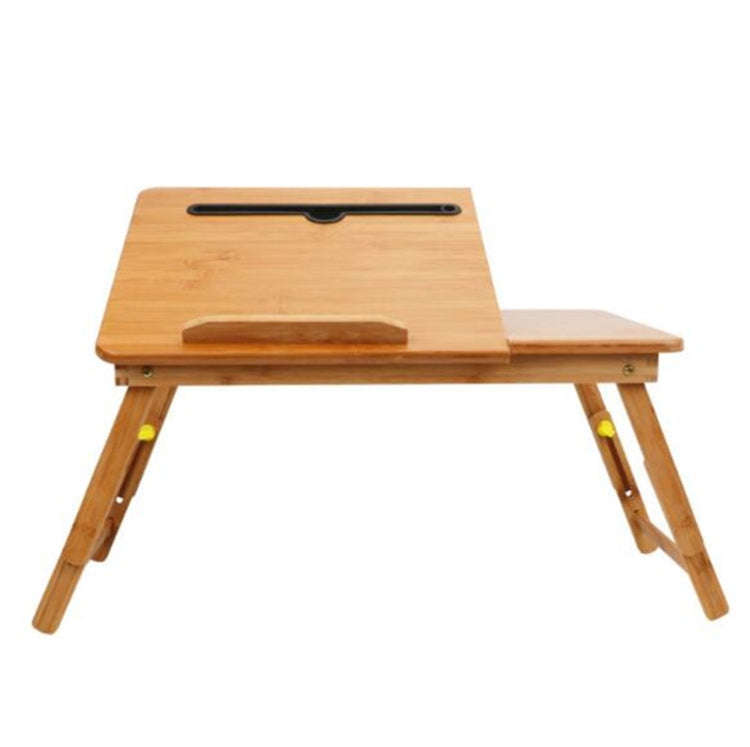 Nanzhu Folding Computer Table Bed Card Slot Laptop Table Simple Lazy Lift Computer Desk, Size:Med...