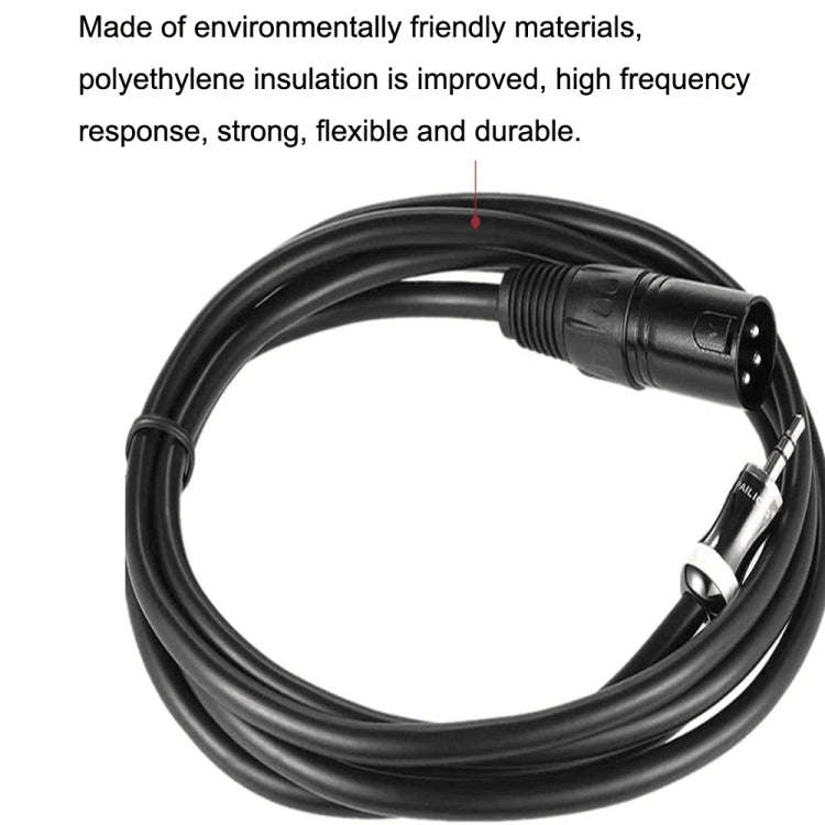 3.5mm To Caron Male Sound Card Microphone Audio Cable, Length:2m
