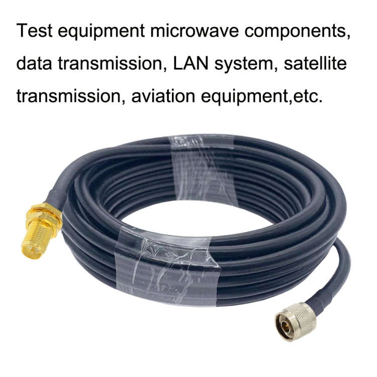 RP-SMA Female To N Male RG58 Coaxial Adapter Cable, Cable Length:0.5m