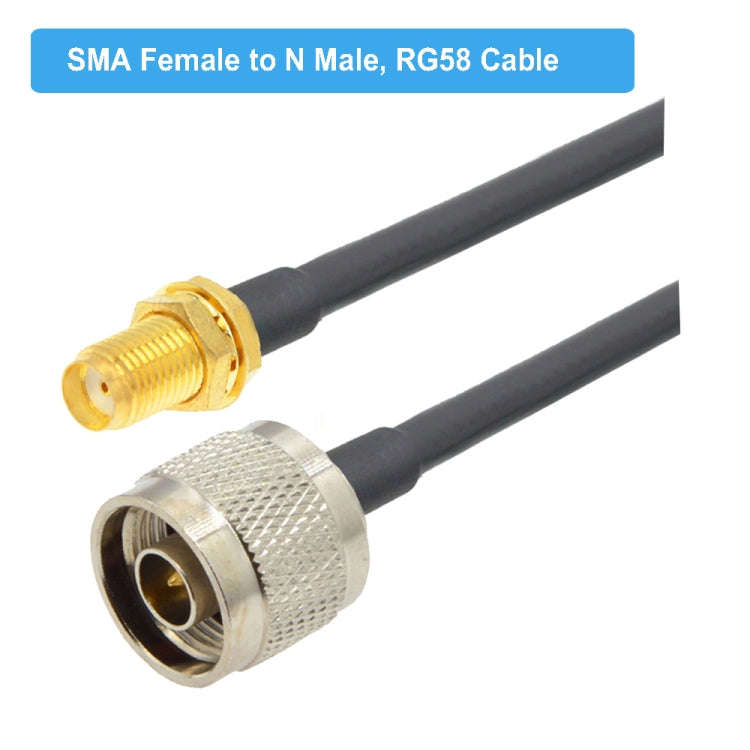 SMA Female To N Male RG58 Coaxial Adapter Cable, Cable Length:5m