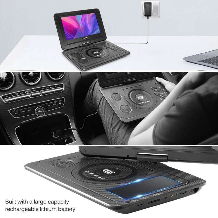 10.1 Inch HD Screen Portable DVD EVD Player TV / FM / USB / Game Function(AU Plug)